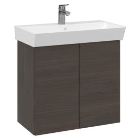 Allaskaappi Temal Aura ruskea saarni 70 x 35 x 68 cm, 2 ovea