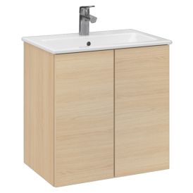 Allaskaappi Temal Astra vaalea tammi 60 x 40 x 60,3 cm, 2 ovea