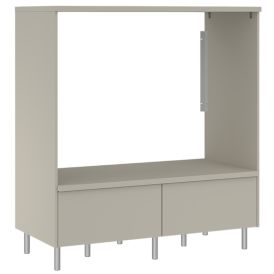Pesukonekaappi Temal Ergo Double matta greige 124 x 60 x 128,5 cm