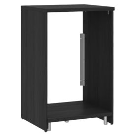 Pesukonekaappi Temal Ergo Light musta puu 65 x 60 x 104,5 cm