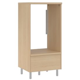 Pesukonekaappi Temal Ergo Single vaalea tammi 65 x 60 x 128,5 cm