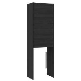 Pesukonekaappi Temal Ergo Store musta puu 60 x 48 x 210,8 cm