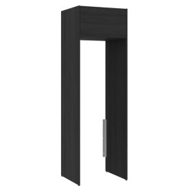 Pesukonekaappi Temal Ergo Tower musta puu 60 x 58 x 210,8 cm