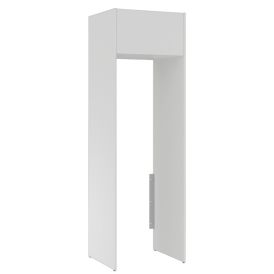 Pesukonekaappi Temal Ergo Tower mattavalkoinen 60 x 58 x 210,8 cm
