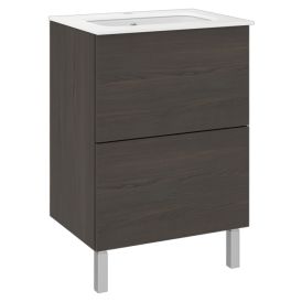 Allaskaappi Temal Ilona 1 ruskea saarni 61 x 45 x 90 cm