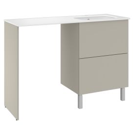 Pesukonetasokokonaisuus Temal Ilona 3 matta greige 125 x 45 x 90 cm, oikea