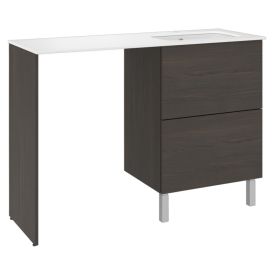 Pesukonetasokokonaisuus Temal Ilona 3 ruskea saarni 125 x 45 x 90 cm, oikea
