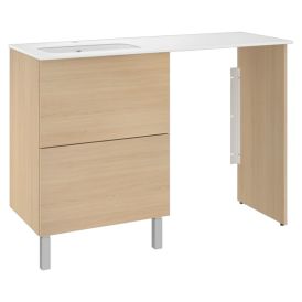 Pesukonetasokokonaisuus Temal Ilona 3 vaalea tammi 125 x 45 x 90 cm, vasen