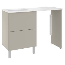 Pesukonetasokokonaisuus Temal Ilona 3 matta greige 125 x 45 x 90 cm, vasen