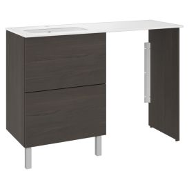 Pesukonetasokokonaisuus Temal Ilona 3 ruskea saarni 125 x 45 x 90 cm, vasen