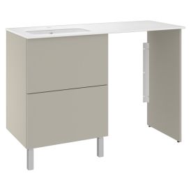 Pesukonetasokokonaisuus Temal Ilona 4 matta greige 125 x 50 x 90 cm, vasen
