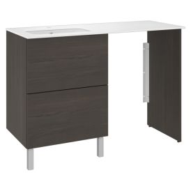 Pesukonetasokokonaisuus Temal Ilona 4 ruskea saarni 125 x 50 x 90 cm, vasen