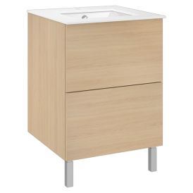 Allaskaappi Temal Ilona 5 vaalea tammi 61 x 60 x 90 cm