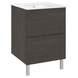Allaskaappi Temal Ilona 5 ruskea saarni 61 x 60 x 90 cm