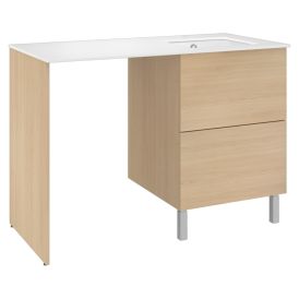 Pesukonetasokokonaisuus Temal Ilona 6 vaalea tammi 125 x 60 x 90 cm, oikea