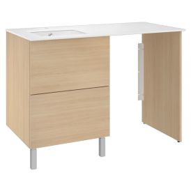 Pesukonetasokokonaisuus Temal Ilona 6 vaalea tammi 125 x 60 x 90 cm, vasen