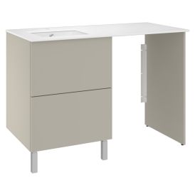 Pesukonetasokokonaisuus Temal Ilona 6 matta greige 125 x 60 x 90 cm, vasen