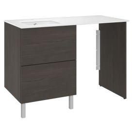 Pesukonetasokokonaisuus Temal Ilona 6 ruskea saarni 125 x 60 x 90 cm, vasen