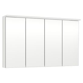 LED-peilikaappi Temal Unic mattavalkoinen 120 x 20 x 72,7 cm, 4 ovea