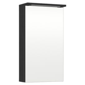 LED-peilikaappi Temal Unic musta puu 40 x 20 x 72,7 cm, 1 ovi
