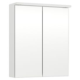 LED-peilikaappi Temal Unic mattavalkoinen 50 x 20 x 72,7 cm, 2 ovea