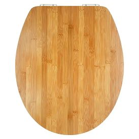 WC-istuinkansi Poseidon Bambus ruskea 46,5 x 37,9 cm