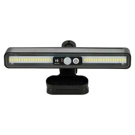 LED-solarvalaisin BAUHAUS nipistinkiinnityksellä musta 19,8 x 2,5 x 3,2 cm