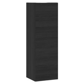 Puolikorkea kaappi Temal musta puu 40 x 20 x 123,4 cm
