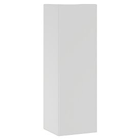 Puolikorkea kaappi Temal mattavalkoinen 40 x 20 x 123,4 cm