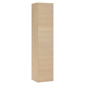 Korkea pyykkikaappi Temal vaalea tammi 50 x 38 x 182 cm