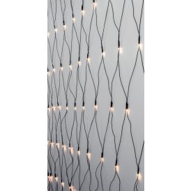 LED-valoverkko Eglo Crispy Ice White musta 3 x 3 m