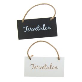 Kyltti Weiste Tervetuloa 12 x 6 cm lajitelma