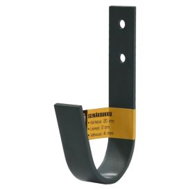 Seinäkoukku Finbullet musta 20 x 2 cm