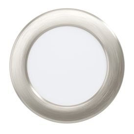 LED-uppospotti Eglo Fueva 6-Z harjattu nikkeli Ø 12 cm