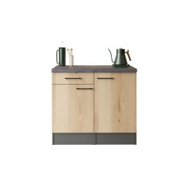 Alakaappikokonaisuus Respekta Oliver artisan tammi 100 cm, 1 laatikko + 2 ovea