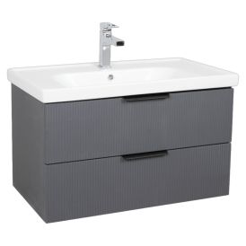 Allaskaappi Aqua Rodos Wave mattaharmaa 80 x 45 x 49,5 cm