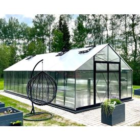 Kasvihuone Ecoslider Lux DD 4 27,6 m²