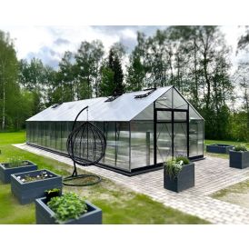 Kasvihuone Ecoslider Lux DD 4 38,8 m²