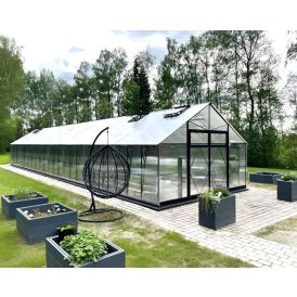 Kasvihuone Ecoslider Lux DD 4 61,2 m²