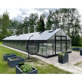 Kasvihuone Ecoslider Lux DD 4 72,4 m²