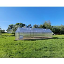 Kasvihuone Ecoslider DD 4.0 X 33,4 m²