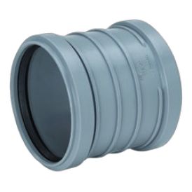 Kaksoismuhvi Uponor HTP harmaa Ø 75 mm
