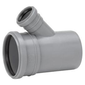 Viemärin haarayhde Uponor HTP harmaa 75 x 50 mm 45°