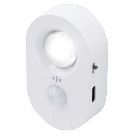 LED-yövalo Airam Iowa USB-ladattava valkoinen