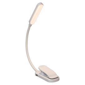 Klipsivalo Airam USB-ladattava valkoinen