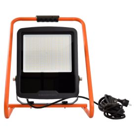 LED-valonheitin Kempten 150 W musta/oranssi 33,5 x 6 x 41,7 cm