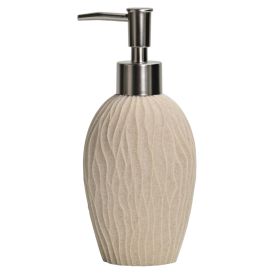 Saippua-annostelija Camargue Sand Waves beige Ø 8 x 18 cm
