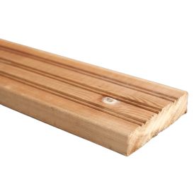 SUORATOIMITUSTUOTE Terassilauta kyllästetty ruskea 28 x 120 mm AB uritettu (per metri)