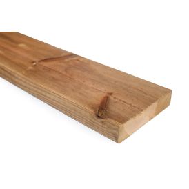 SUORATOIMITUSTUOTE Terassilauta kyllästetty ruskea 28 x 120 mm AB (per metri)