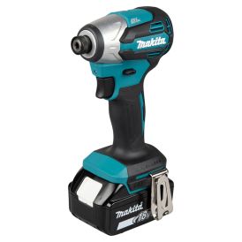 Akkuiskuruuvinväännin Makita LXT DTD158RTJ + 2 kpl 5,0 Ah akku